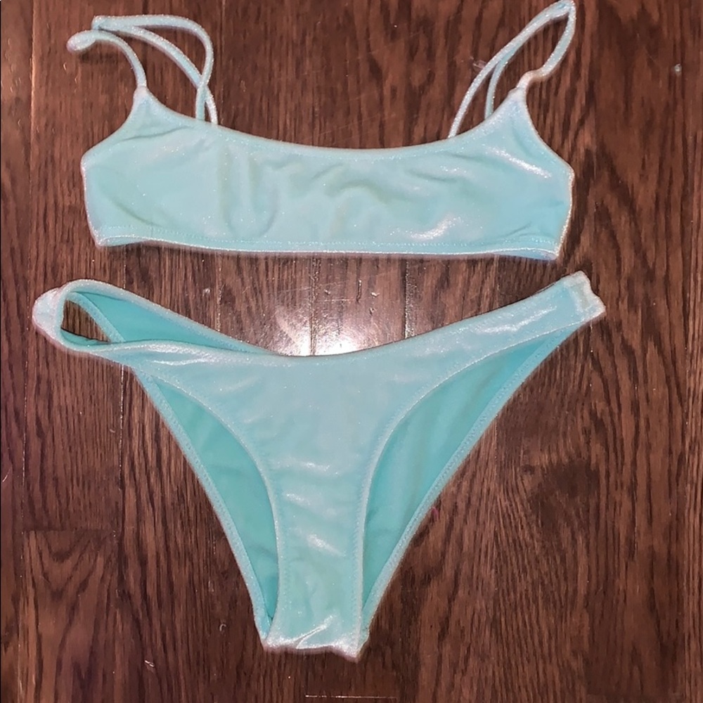 triangl baby blue dream land bikini!!